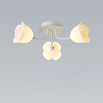 French Romantic Rose Ceiling Lamp