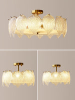 French Style Pearl Glass Chandelier