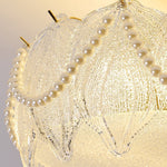 French Style Pearl Glass Chandelier