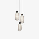 Friso LED Pendant Light – Ribbed Glass Modern Hanging Lamp