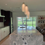 Friso LED Pendant Light – Ribbed Glass Modern Hanging Lamp
