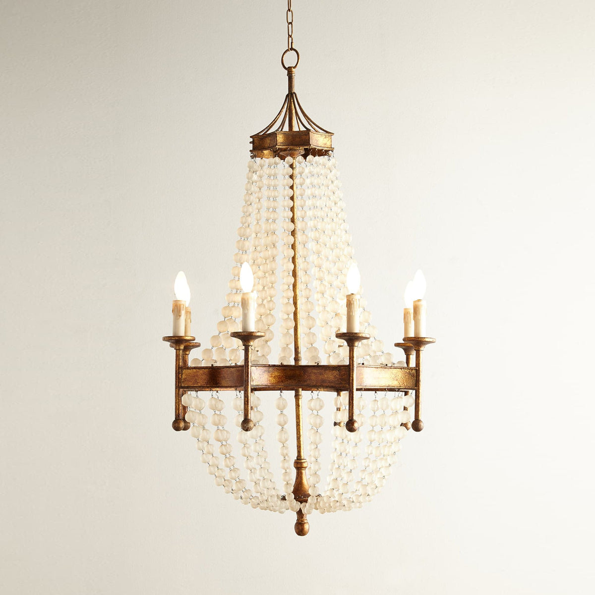 frosted-crystal-bead-chandelier