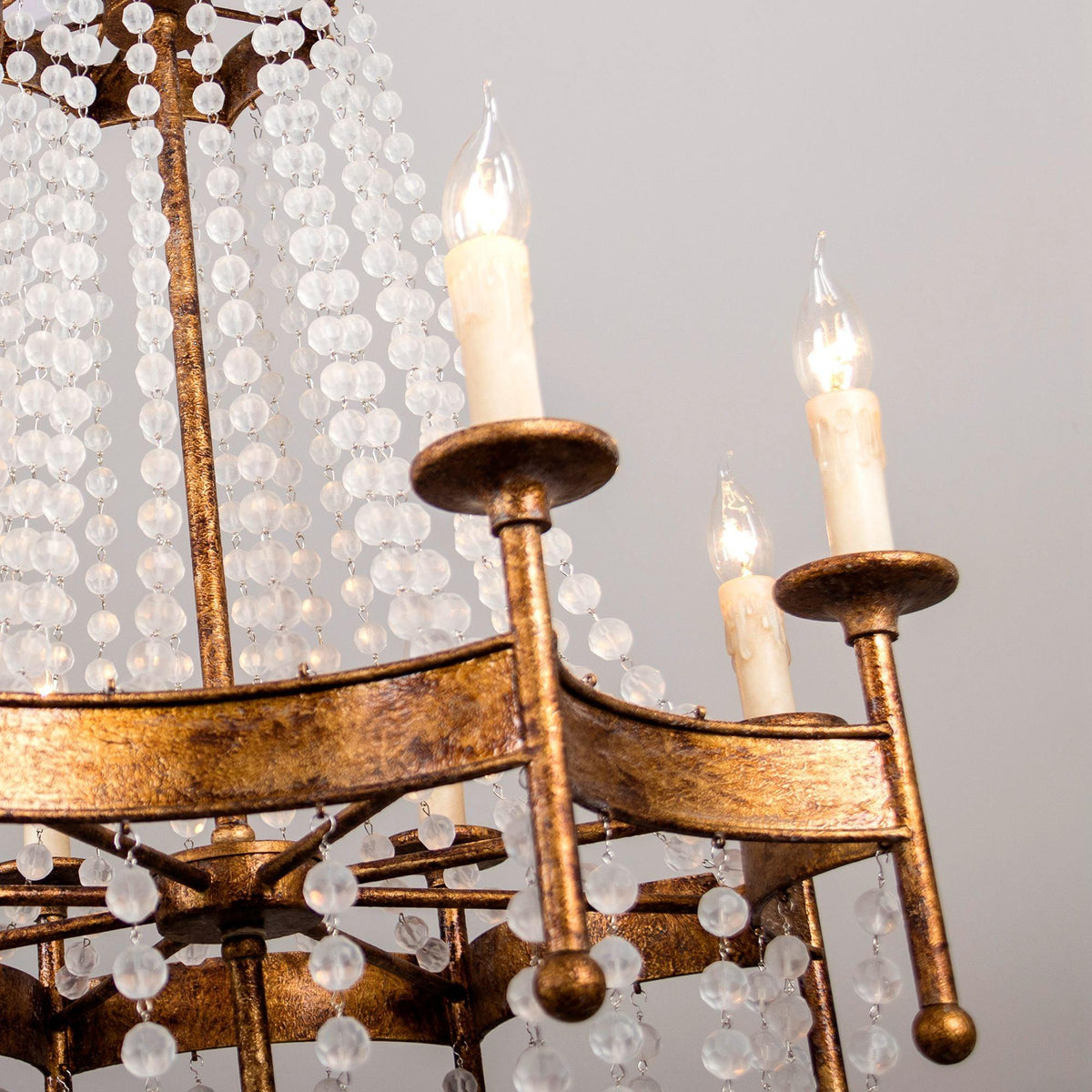 frosted-crystal-bead-chandelier
