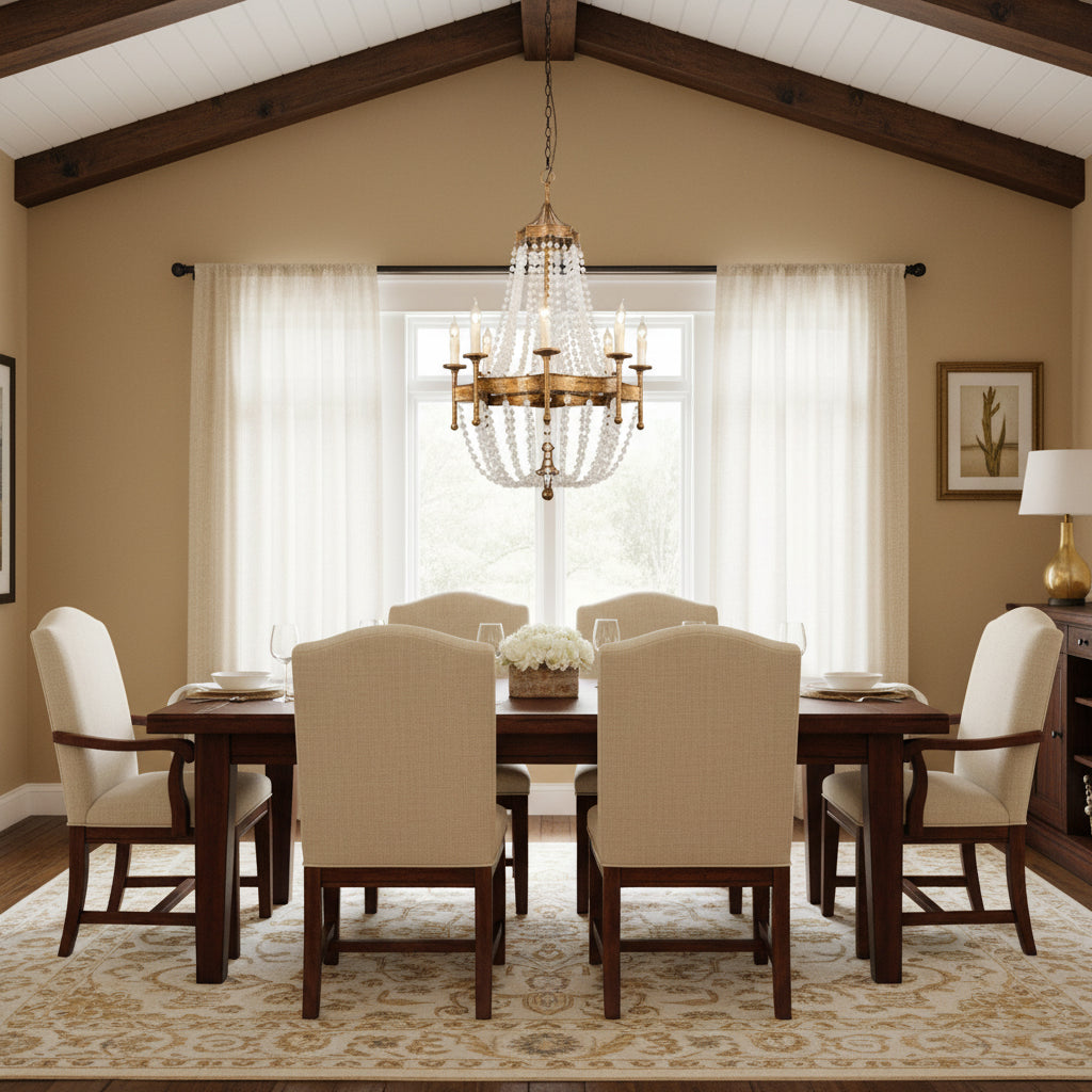 frosted-crystal-bead-chandelier