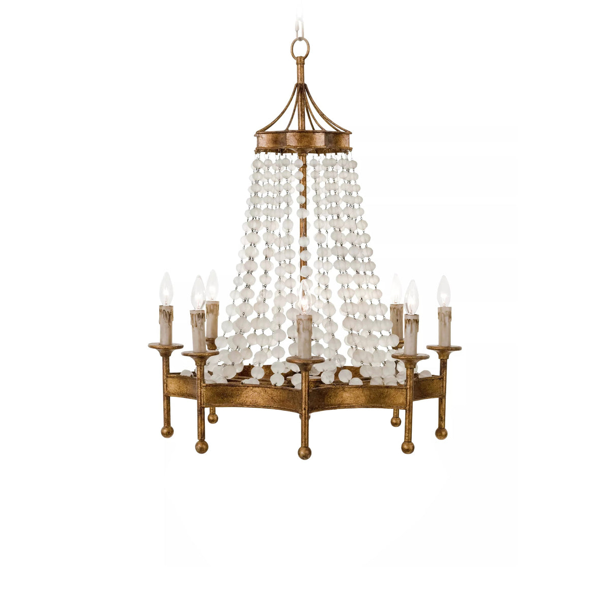 frosted-crystal-bead-chandelier