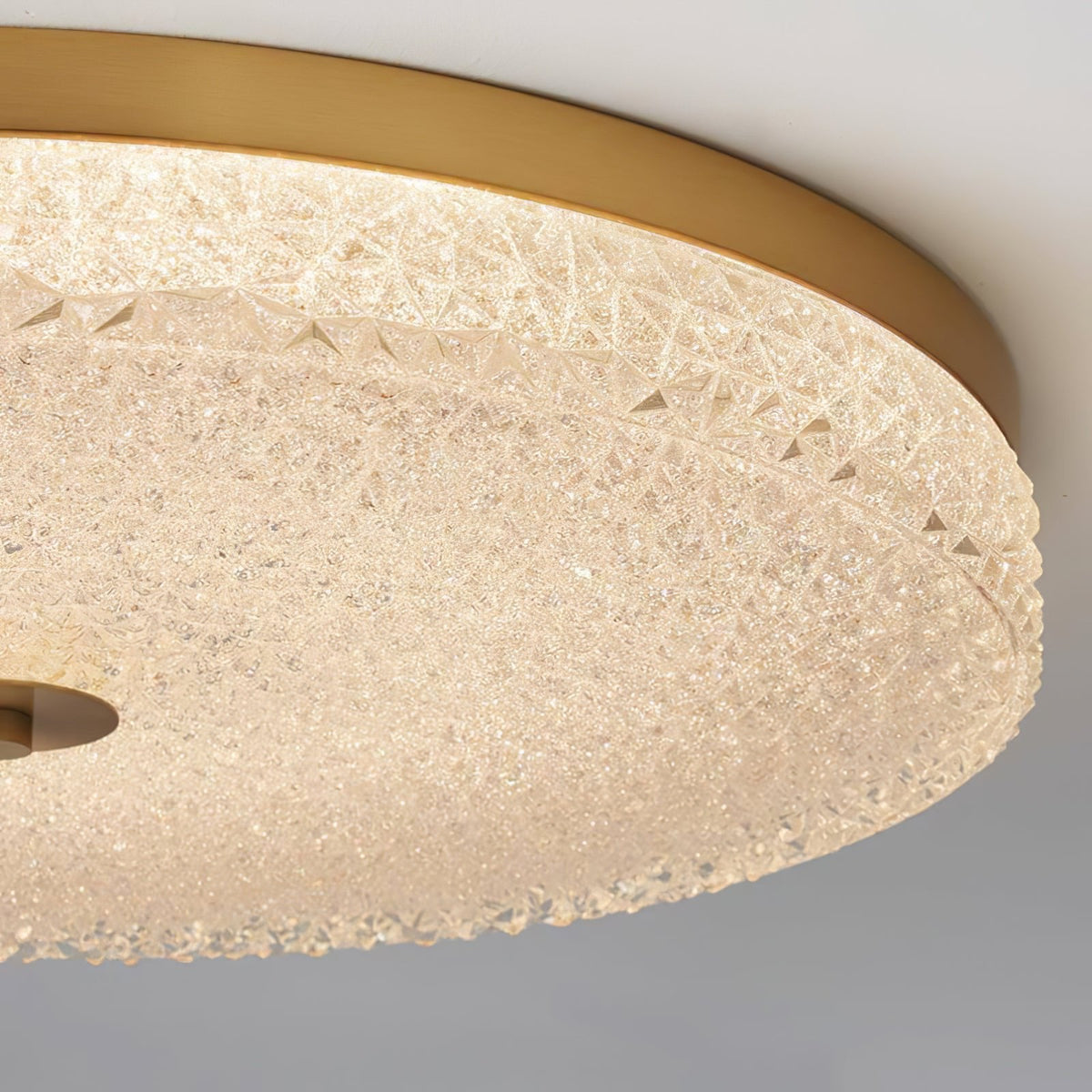 Frosted Dawn Ceiling Light – Modern Flush Mount LED Lamp for Bedroom & Living Room