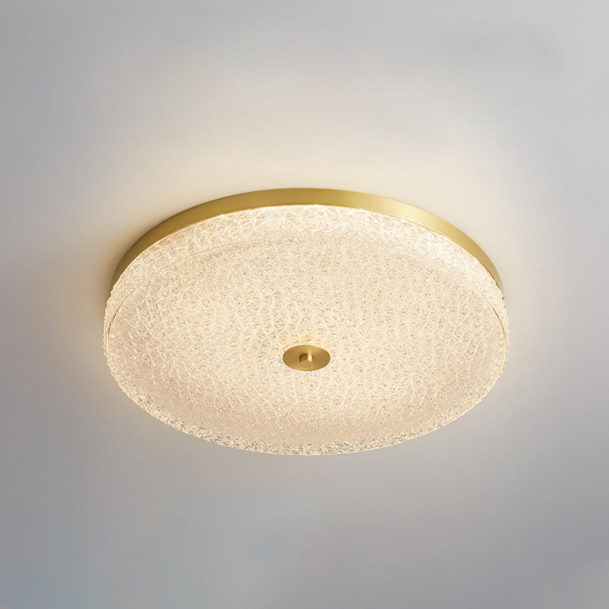 Frosted Dawn Ceiling Light – Modern Flush Mount LED Lamp for Bedroom & Living Room
