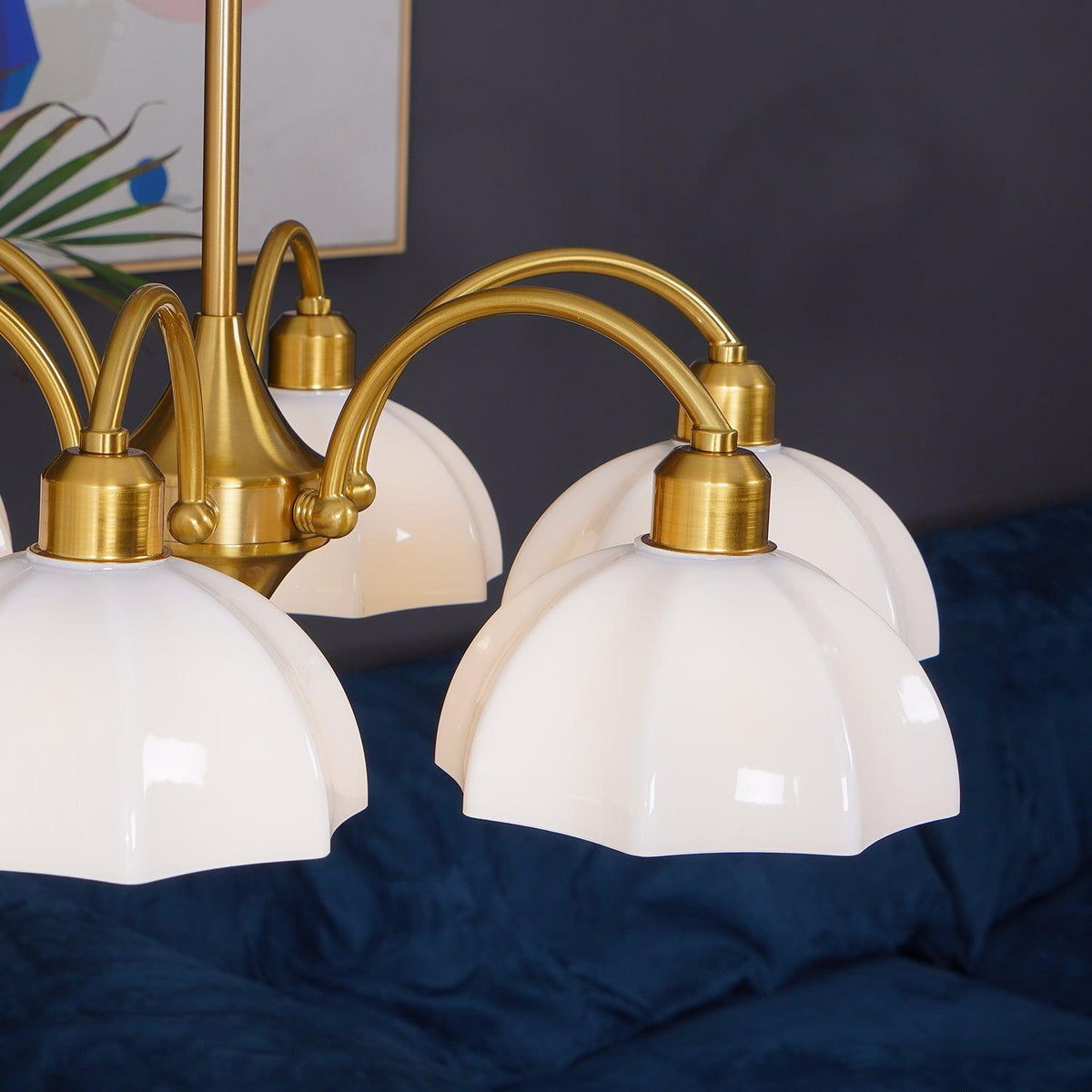 frosted-glass-bell-chandelier