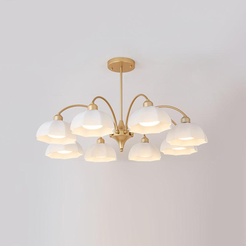 frosted-glass-bell-chandelier