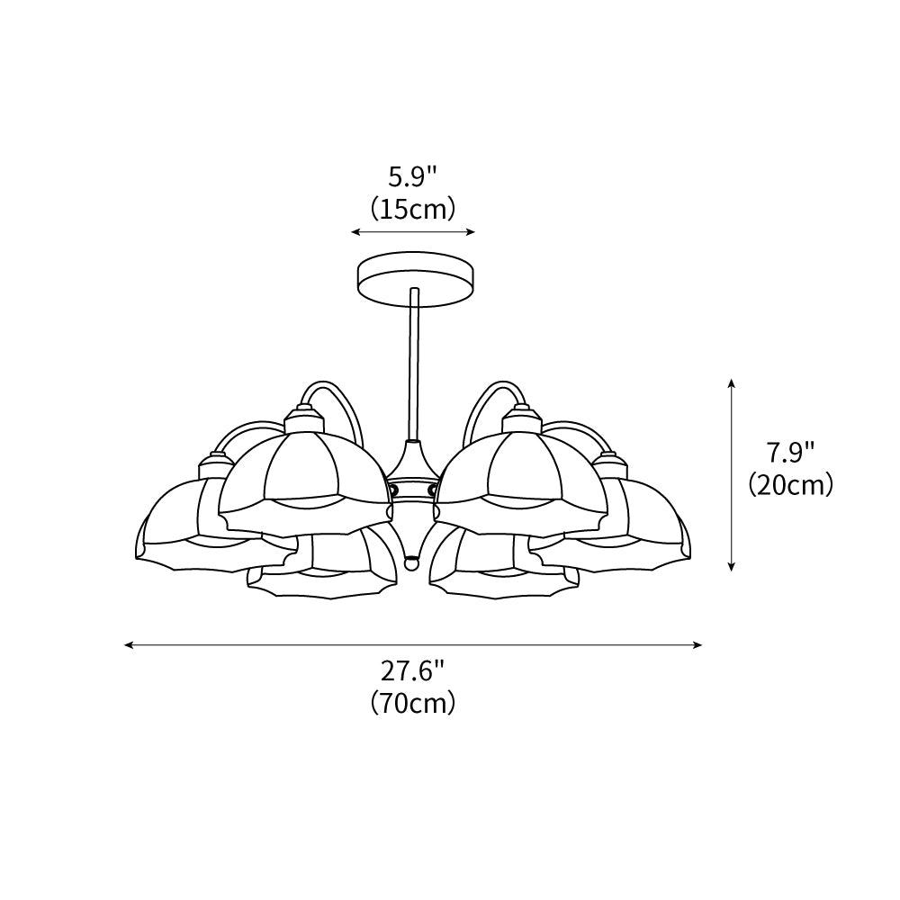 frosted-glass-bell-chandelier