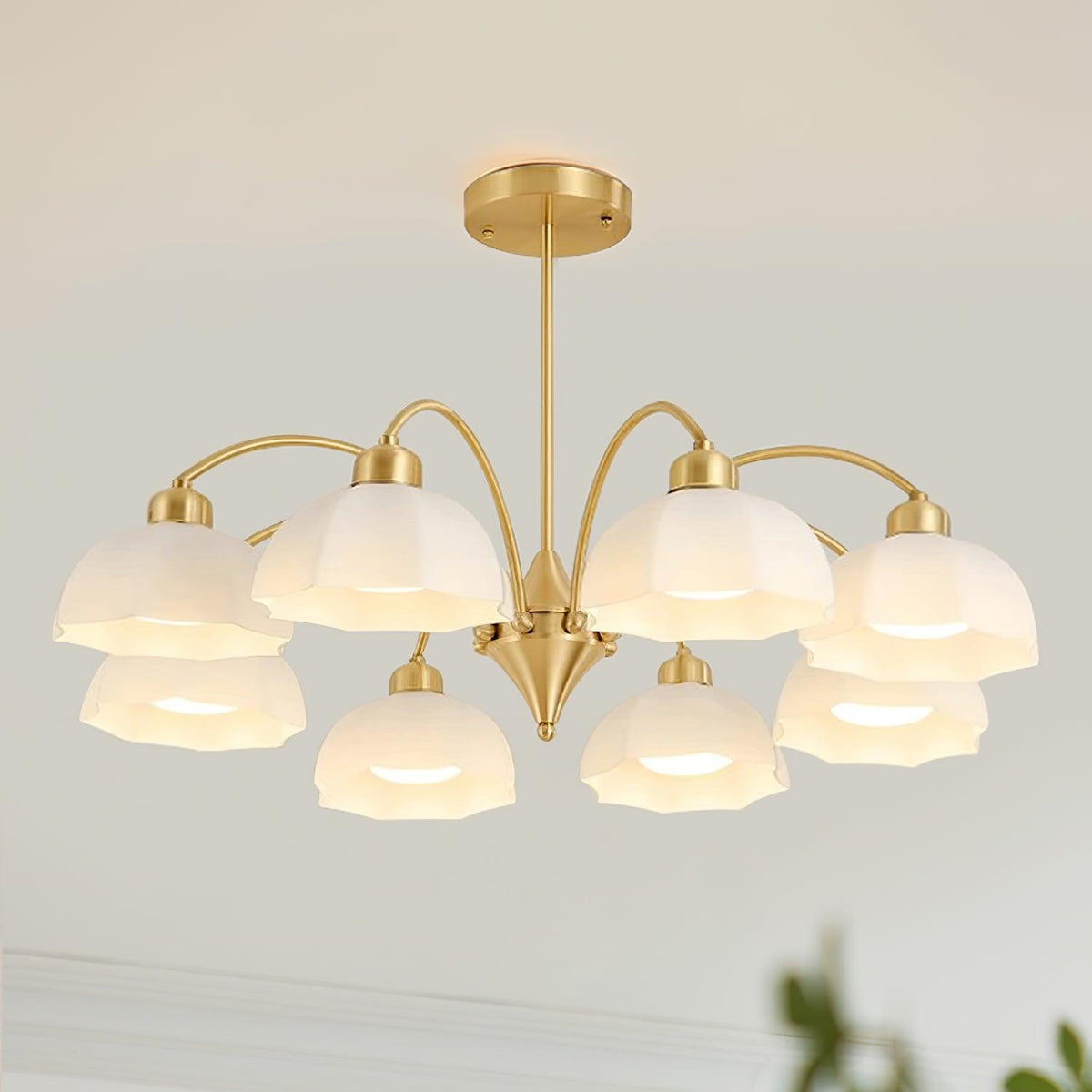 frosted-glass-bell-chandelier