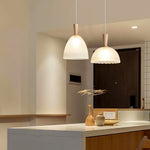 Frosted Glass Bowl Pendant Light