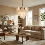 Fuchsia Murano Glass Chandelier with Gold or Chrome Patina Finish