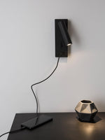 Fuse LED Wall Sconce with USB Charging Port for Bedside and Hallway