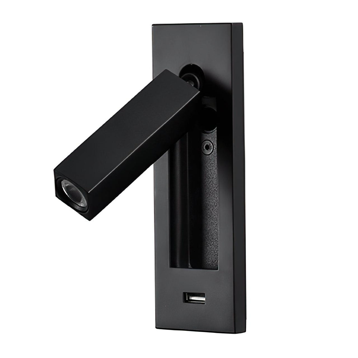 Fuse LED Wall Sconce with USB Charging Port for Bedside and Hallway