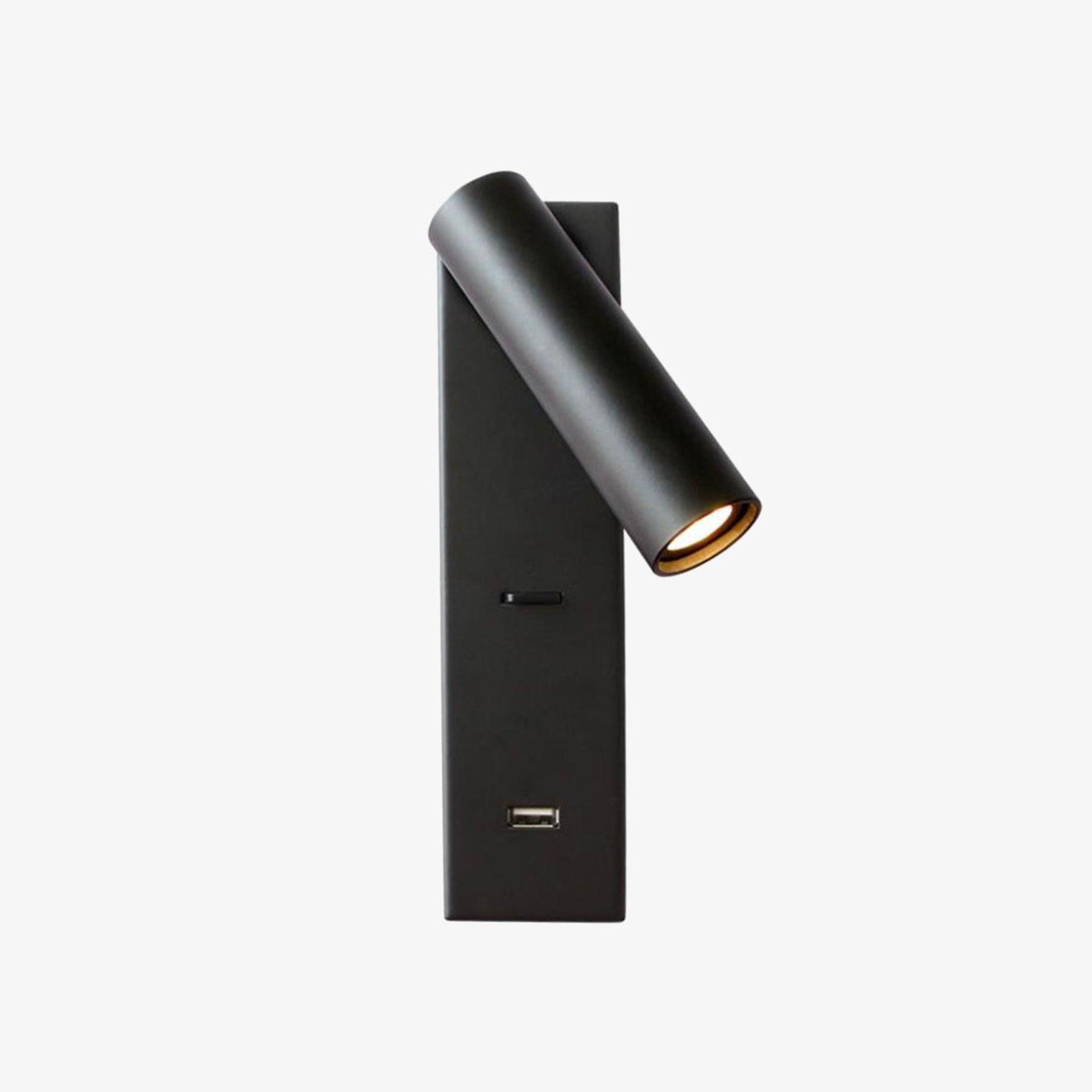 Fuse LED Wall Sconce with USB Charging Port for Bedside and Hallway
