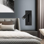 Fuse LED Wall Sconce with USB Charging Port for Bedside and Hallway