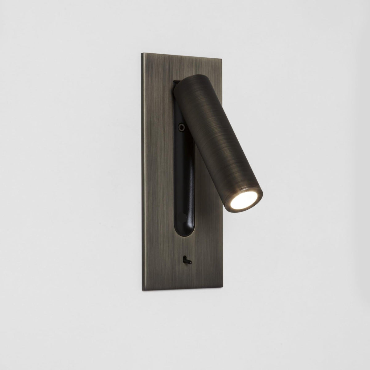 Folded Back LED Wall Sconce for Bedside Reading