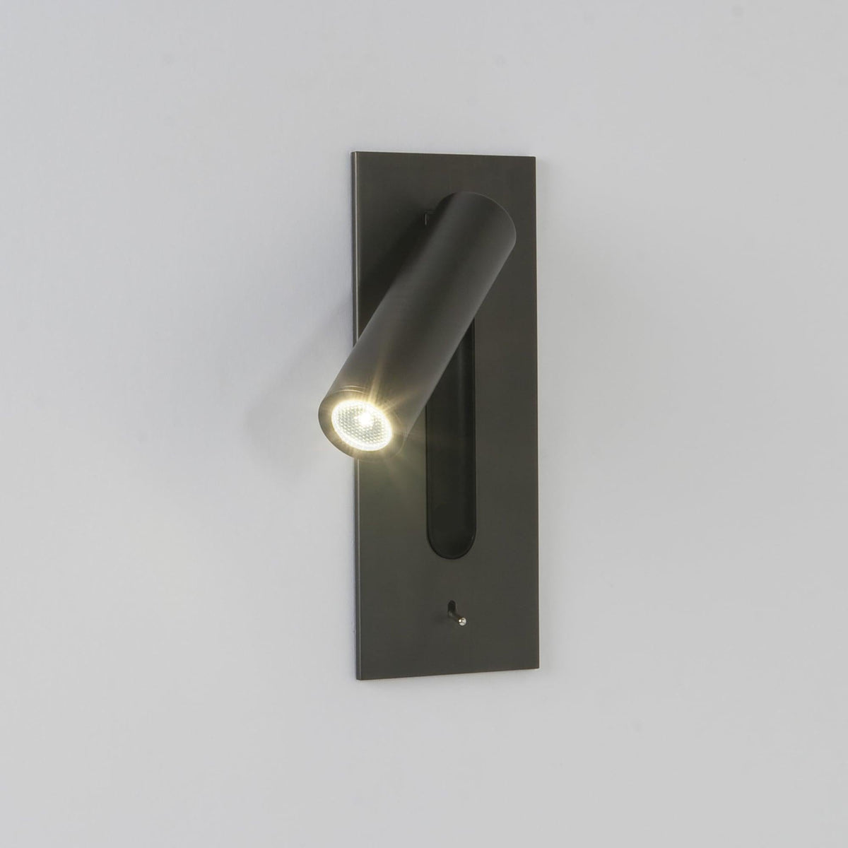 Folded Back LED Wall Sconce for Bedside Reading