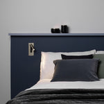 Folded Back LED Wall Sconce for Bedside Reading