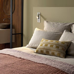 Folded Back LED Wall Sconce for Bedside Reading