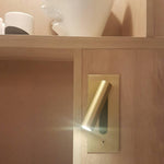 Folded Back LED Wall Sconce for Bedside Reading
