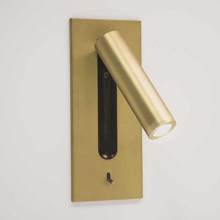 Folded Back LED Wall Sconce for Bedside Reading
