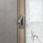 Folded Back LED Wall Sconce for Bedside Reading