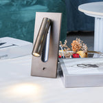 Folded Back LED Wall Sconce for Bedside Reading