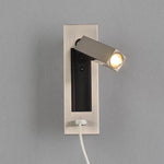 Fuse LED Wall Sconce with USB Charging Port for Bedside and Hallway