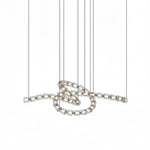 Gabriel Twist LED Chandelier — Custom Designer Pendant for Luxury Interiors