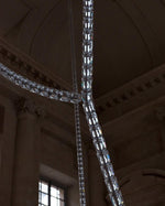Gabriel Spiral LED Chandelier — Modern Sculptural Pendant Light for Luxury Interiors