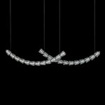 Gabriel Curved LED Chandelier — Customizable Modern Statement Light
