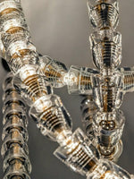 Gabriel Infinity Loop LED Chandelier — Modern Crystal Pendant Light