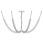 Gabriel Gold Crystal Chandelier – Sculptural LED Pendant for Modern Interiors