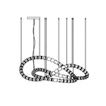 Gabriel Infinity LED Chandelier – 81-Light Crystal Pendant for Grand Interiors