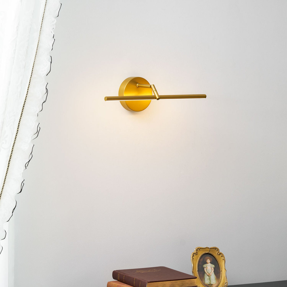 Galleria Slim Rechargeable LED Wall Sconce – Cordless, Dimmable