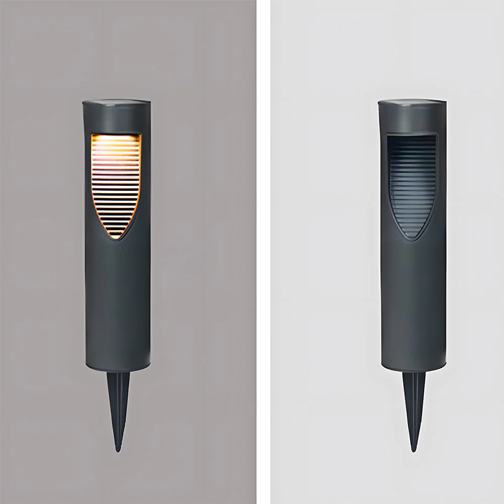 Solar Power Black Garden Floor Lights