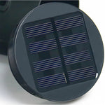 Solar Power Black Garden Floor Lights