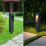 Solar Power Black Garden Floor Lights