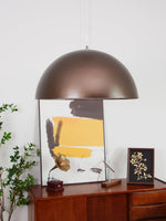 Hemisfera Plaster Pendant Light — Designer Hemisphere Suspension Lamp