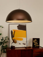 Hemisfera Plaster Pendant Light — Designer Hemisphere Suspension Lamp
