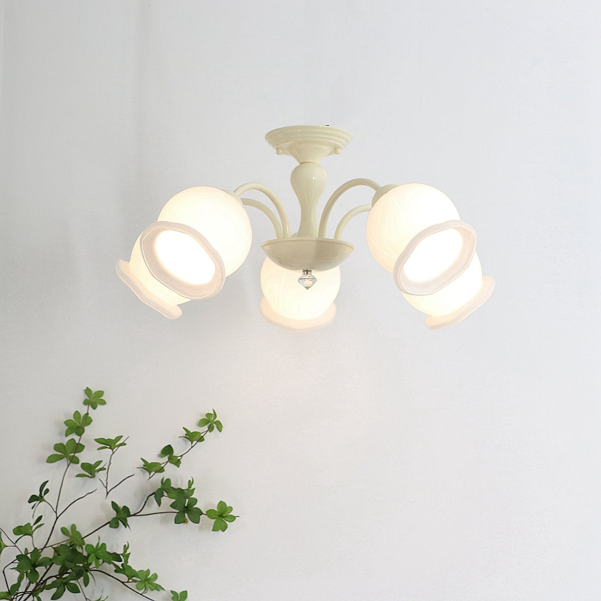 Garden Rose Ceiling Lamp