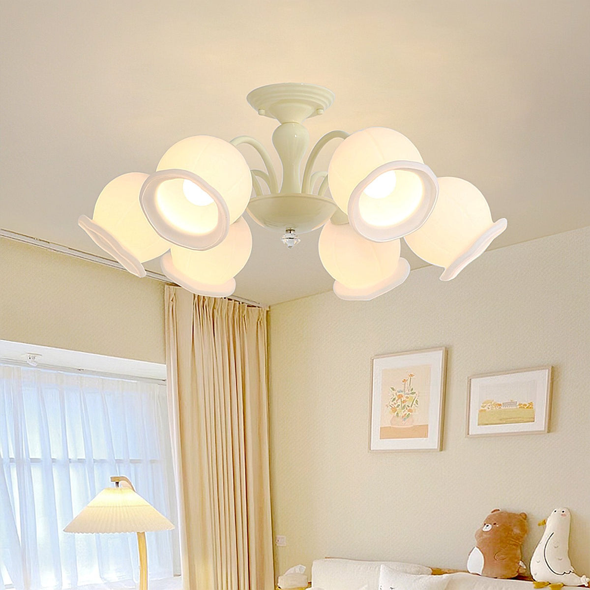 Garden Rose Ceiling Lamp