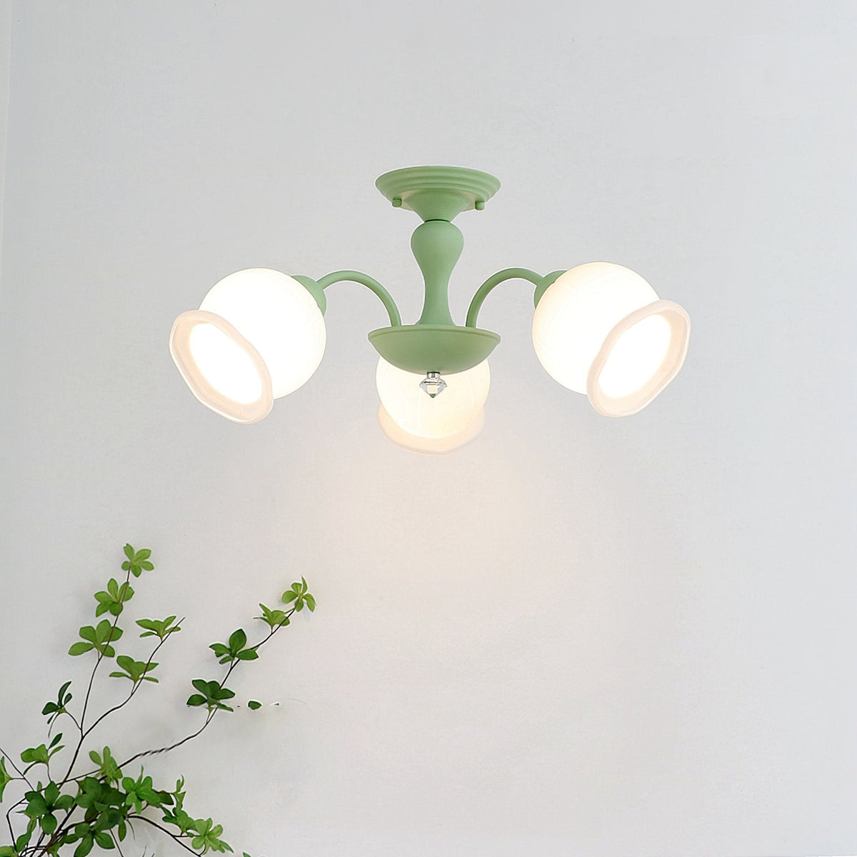 Garden Rose Ceiling Lamp