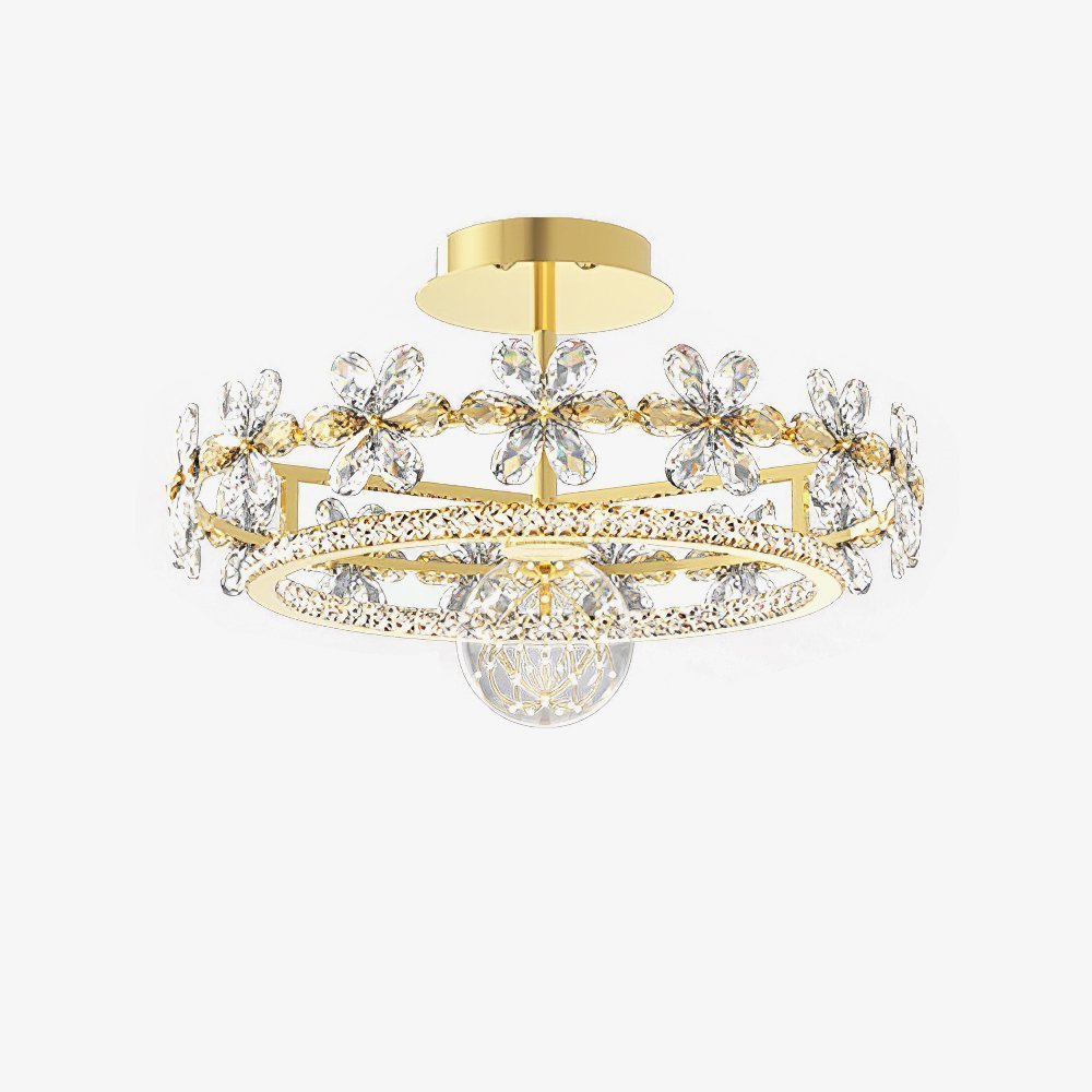 Garland Crystal Ceiling Lamp