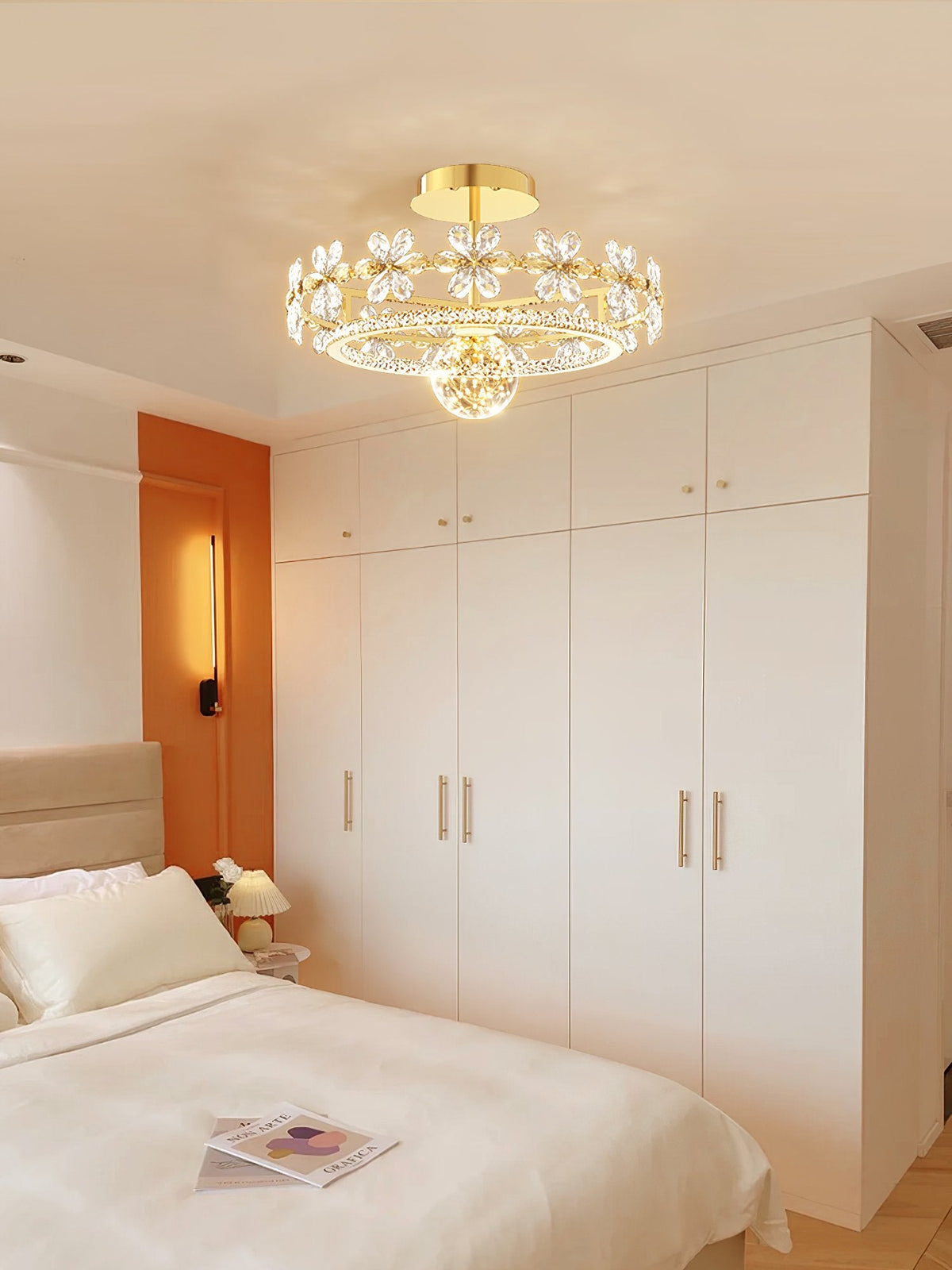Garland Crystal Ceiling Lamp