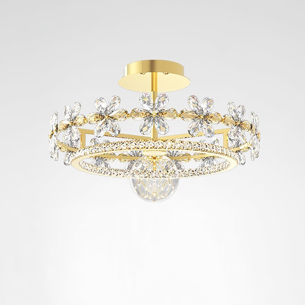 Garland Crystal Ceiling Lamp