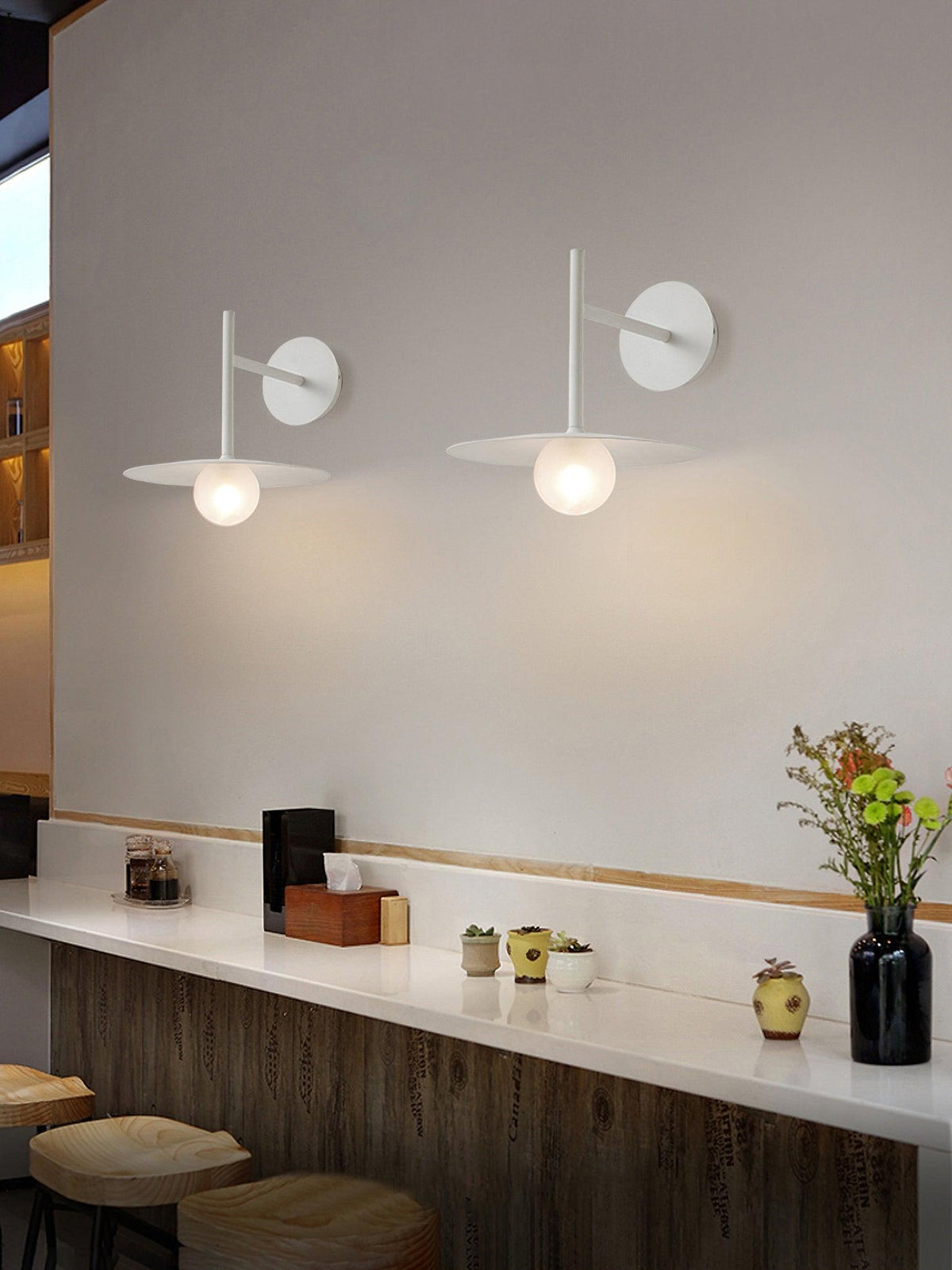 Gea Iron Plug In Wall Lamp
