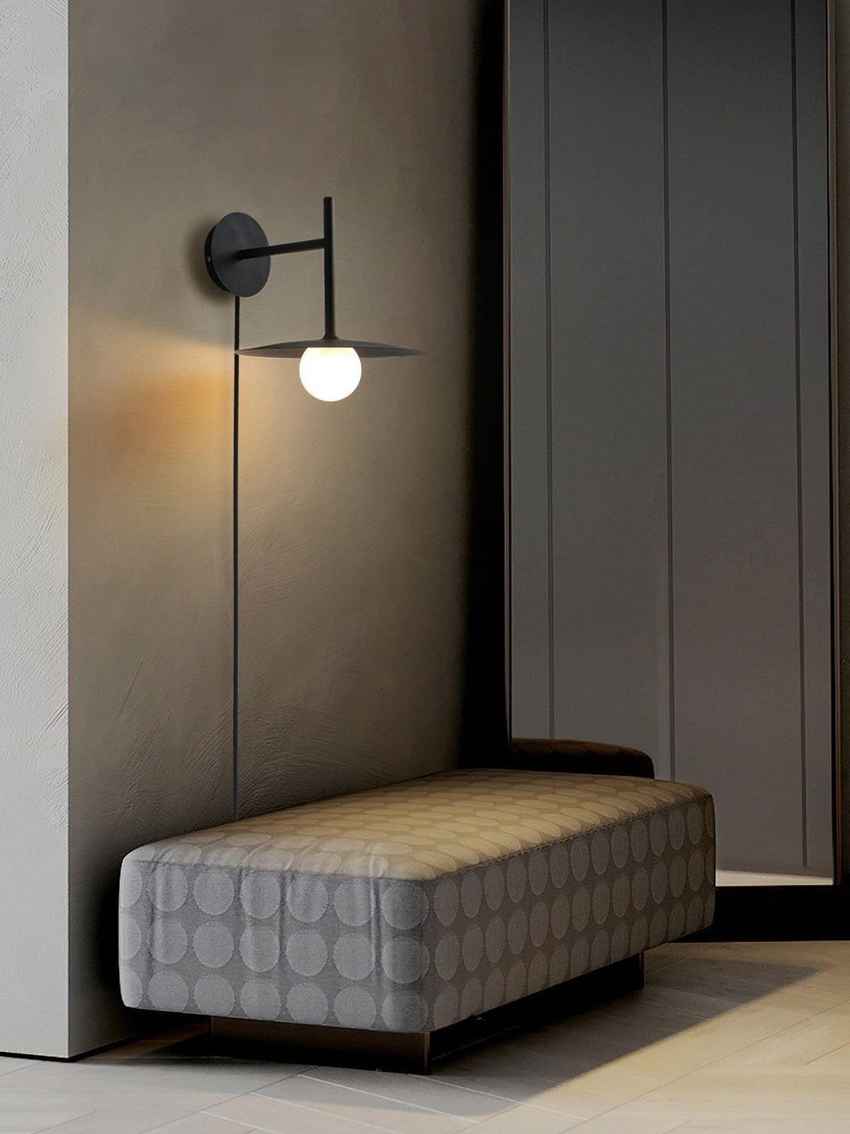 Gea Iron Plug In Wall Lamp